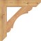 Ekena Millwork Olympic Slat Smooth Bracket, Western Red Cedar, 3 1/2"W x 22"D x 22"H BKT04X22X22OLY06SWR - alternate 3